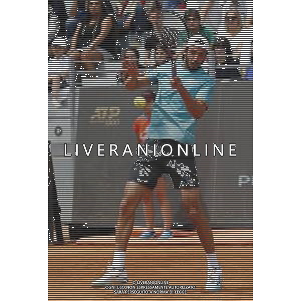 Roma 13/05/2019 - INTERNAZIONALI BNL D\' Italia 2019 - Marin Clinic vs Andrea Basso - nella foto: Andrea Basso ©Claudio Zamagni/Agenzia Aldo Liverani s.a.s. Andrea Basso during the mens match between Marin Clinic and Andrea Basso at the The Internazionali BNL d\'Italia 2019 at Foro Italico on May 14, 2019 in Rome, Italy./ AGENZIA ALDO LIVERANI SAS