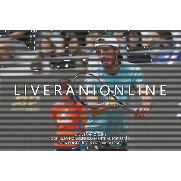 Roma 13/05/2019 - INTERNAZIONALI BNL D\' Italia 2019 - Marin Clinic vs Andrea Basso - nella foto: Andrea Basso ©Claudio Zamagni/Agenzia Aldo Liverani s.a.s. Andrea Basso during the mens match between Marin Clinic and Andrea Basso at the The Internazionali BNL d\'Italia 2019 at Foro Italico on May 14, 2019 in Rome, Italy./ AGENZIA ALDO LIVERANI SAS