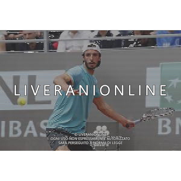 Roma 13/05/2019 - INTERNAZIONALI BNL D\' Italia 2019 - Marin Clinic vs Andrea Basso - nella foto: Andrea Basso ©Claudio Zamagni/Agenzia Aldo Liverani s.a.s. Andrea Basso during the mens match between Marin Clinic and Andrea Basso at the The Internazionali BNL d\'Italia 2019 at Foro Italico on May 14, 2019 in Rome, Italy./ AGENZIA ALDO LIVERANI SAS