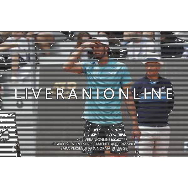 Roma 13/05/2019 - INTERNAZIONALI BNL D\' Italia 2019 - Marin Clinic vs Andrea Basso - nella foto: Andrea Basso ©Claudio Zamagni/Agenzia Aldo Liverani s.a.s. Andrea Basso during the mens match between Marin Clinic and Andrea Basso at the The Internazionali BNL d\'Italia 2019 at Foro Italico on May 14, 2019 in Rome, Italy./ AGENZIA ALDO LIVERANI SAS