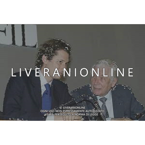 ©Manuela Viganti/PressPhoto 14-05-2007 Torino Assemblea Azionisti Ifil a Torino Nella foto: John Elkann e Gianluigi Gabetti / AGENZIA ALDO LIVERANI SAS