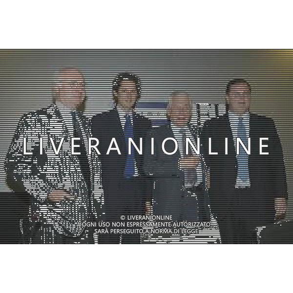 ©Manuela Viganti/PressPhoto 14-05-2007 Torino Assemblea Azionisti Ifil a Torino Nella foto: Tiberto Brandolini D\'Adda, John Elkann, Gianluigi Gabetti e Carlo Sant\'Albano / AGENZIA ALDO LIVERANI SAS