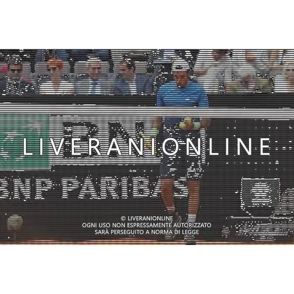 Roma 13/05/2019 - INTERNAZIONALI BNL D\' Italia 2019 - Alexander Zverev vs Matteo Berrettini - nella foto: Matteo Berrettini ©Claudio Zamagni/Agenzia Aldo Liverani s.a.s. Matteo Berrettini during the mens match between Alexander Zverev and Matteo Berrettini at the The Internazionali BNL d\'Italia 2019 at Foro Italico on May 14, 2019 in Rome, Italy. / AGENZIA ALDO LIVERANI SAS