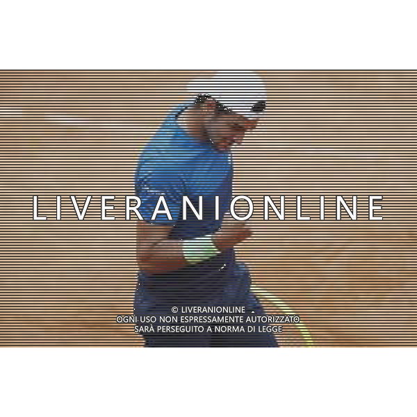 Roma 13/05/2019 - INTERNAZIONALI BNL D\' Italia 2019 - Alexander Zverev vs Matteo Berrettini - nella foto: Esultanza Matteo Berrettini©Claudio Zamagni/Agenzia Aldo Liverani s.a.s. Matteo Berrettini during the mens match between Alexander Zverev and Matteo Berrettini at the The Internazionali BNL d\'Italia 2019 at Foro Italico on May 14, 2019 in Rome, Italy. / AGENZIA ALDO LIVERANI SAS