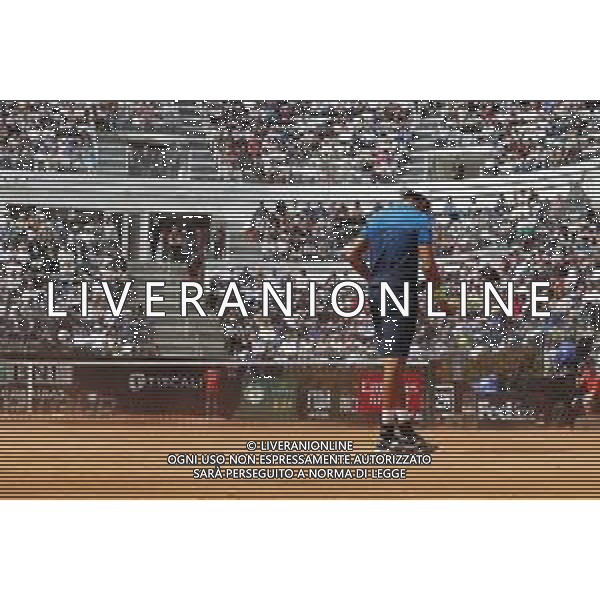 Roma 13/05/2019 - INTERNAZIONALI BNL D\' Italia 2019 - Alexander Zverev vs Matteo Berrettini - nella foto: Matteo Berrettini ©Claudio Zamagni/Agenzia Aldo Liverani s.a.s. Matteo Berrettini during the mens match between Alexander Zverev and Matteo Berrettini at the The Internazionali BNL d\'Italia 2019 at Foro Italico on May 14, 2019 in Rome, Italy. / AGENZIA ALDO LIVERANI SAS