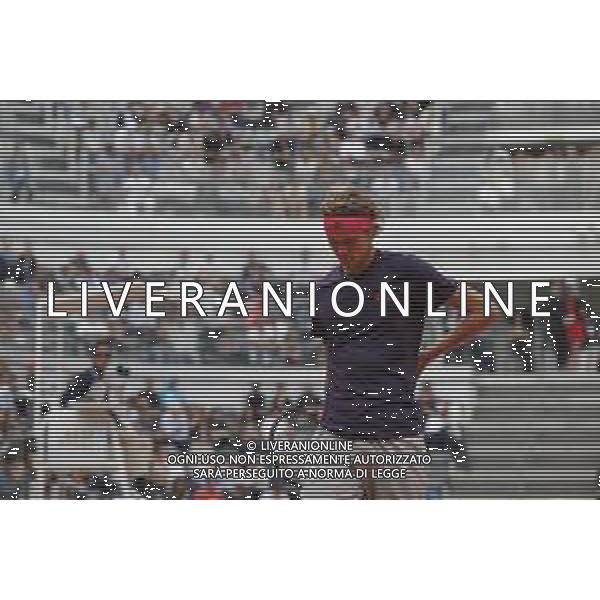 Roma 13/05/2019 - INTERNAZIONALI BNL D\' Italia 2019 - Alexander Zverev vs Matteo Berrettini - nella foto: Alexander Zverev©Claudio Zamagni/Agenzia Aldo Liverani s.a.s. Alexander Zverev during the mens match between Alexander Zverev and Matteo Berrettini at the The Internazionali BNL d\'Italia 2019 at Foro Italico on May 14, 2019 in Rome, Italy. / AGENZIA ALDO LIVERANI SAS