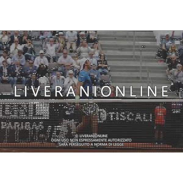 Roma 13/05/2019 - INTERNAZIONALI BNL D\' Italia 2019 - Alexander Zverev vs Matteo Berrettini - nella foto: Matteo Berrettini ©Claudio Zamagni/Agenzia Aldo Liverani s.a.s. Matteo Berrettini during the mens match between Alexander Zverev and Matteo Berrettini at the The Internazionali BNL d\'Italia 2019 at Foro Italico on May 14, 2019 in Rome, Italy. / AGENZIA ALDO LIVERANI SAS