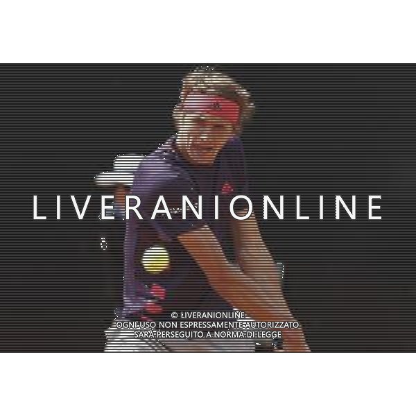 Roma 13/05/2019 - INTERNAZIONALI BNL D\' Italia 2019 - Alexander Zverev vs Matteo Berrettini - nella foto: Alexander Zverev©Claudio Zamagni/Agenzia Aldo Liverani s.a.s. Alexander Zverev during the mens match between Alexander Zverev and Matteo Berrettini at the The Internazionali BNL d\'Italia 2019 at Foro Italico on May 14, 2019 in Rome, Italy. / AGENZIA ALDO LIVERANI SAS