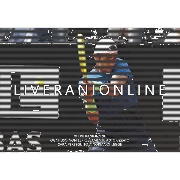 Roma 13/05/2019 - INTERNAZIONALI BNL D\' Italia 2019 - Alexander Zverev vs Matteo Berrettini - nella foto: Matteo Berrettini ©Claudio Zamagni/Agenzia Aldo Liverani s.a.s. Matteo Berrettini during the mens match between Alexander Zverev and Matteo Berrettini at the The Internazionali BNL d\'Italia 2019 at Foro Italico on May 14, 2019 in Rome, Italy. / AGENZIA ALDO LIVERANI SAS