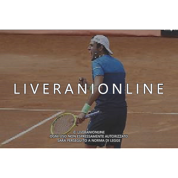 Roma 13/05/2019 - INTERNAZIONALI BNL D\' Italia 2019 - Alexander Zverev vs Matteo Berrettini - nella foto: Esultanza Matteo Berrettini ©Claudio Zamagni/Agenzia Aldo Liverani s.a.s. Matteo Berrettini during the mens match between Alexander Zverev and Matteo Berrettini at the The Internazionali BNL d\'Italia 2019 at Foro Italico on May 14, 2019 in Rome, Italy. / AGENZIA ALDO LIVERANI SAS