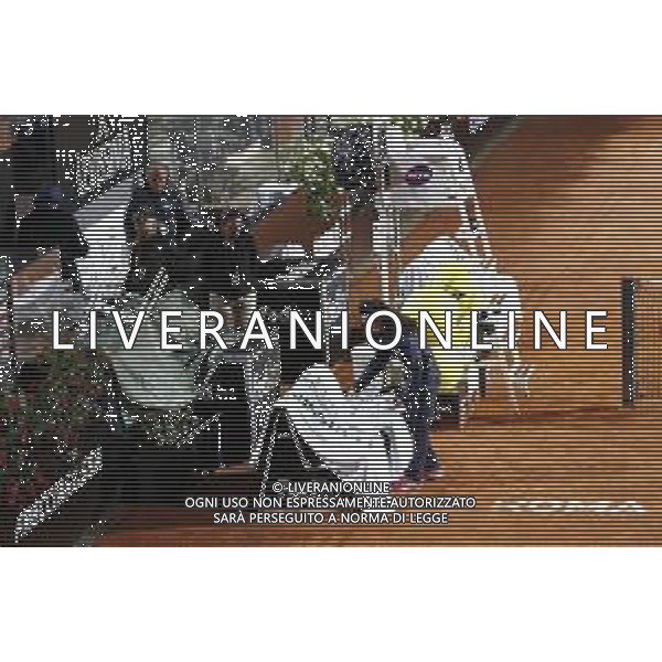 Roma 13/05/2019 - INTERNAZIONALI BNL D\' Italia 2019 - Elina Svitolina vs Victoria Azarenka - nella foto: incontro sospeso per la pioggia sul campo centrale ©Claudio Zamagni/Agenzia Aldo Liverani s.a.s. during the woman match between Elina Svitolina and Victoria Azarenka at the The Internazionali BNL d\'Italia 2019 at Foro Italico on May 14, 2019 in Rome, Italy. / AGENZIA ALDO LIVERANI SAS