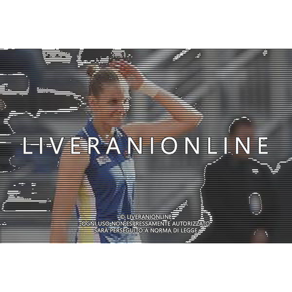 Roma 13/05/2019 - INTERNAZIONALI BNL D\' Italia 2019 - Ajla Tomljanovic vs Karolina Pliskova - nella foto: Karolina Pliskova ©Claudio Zamagni/Agenzia Aldo Liverani s.a.s. Karolina Pliskova during the woman match between Ajla Tomljanovic vs Karolina Pliskova at the The Internazionali BNL d\'Italia 2019 at Foro Italico on May 14, 2019 in Rome, Italy. / AGENZIA ALDO LIVERANI SAS