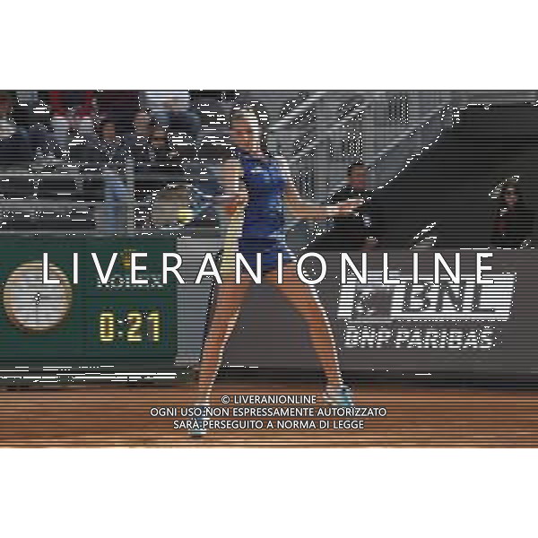 Roma 13/05/2019 - INTERNAZIONALI BNL D\' Italia 2019 - Ajla Tomljanovic vs Karolina Pliskova - nella foto: Karolina Pliskova ©Claudio Zamagni/Agenzia Aldo Liverani s.a.s. Karolina Pliskova during the woman match between Ajla Tomljanovic vs Karolina Pliskova at the The Internazionali BNL d\'Italia 2019 at Foro Italico on May 14, 2019 in Rome, Italy. / AGENZIA ALDO LIVERANI SAS