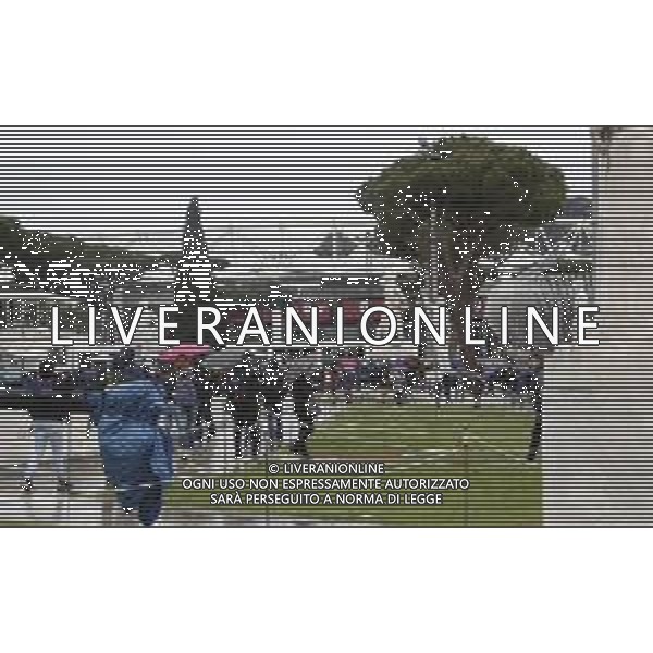 Roma 15/05/2019 - INTERNAZIONALI BNL D\' Italia 2019 - nella foto: la pioggia sul foto italico ©Claudio Zamagni/Agenzia Aldo Liverani s.a.s. / AGENZIA ALDO LIVERANI SAS