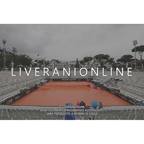 Roma 15/05/2019 - INTERNAZIONALI BNL D\' Italia 2019 - nella foto: la pioggia sul campo pietrangeli coperto ©Claudio Zamagni/Agenzia Aldo Liverani s.a.s. / AGENZIA ALDO LIVERANI SAS
