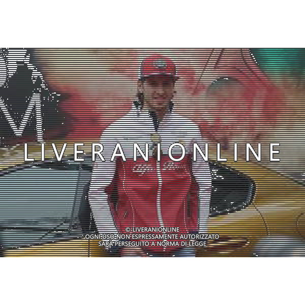 Antonio Giovinazzi,1000miglia punzonatura piazza vittoria.Brescia 15 maggio 2019.ph Fotolive Fabrizio Cattina / AGENZIA ALDO LIVERANI SAS - Mille Miglia Punzonatura e Partenza della 37sima rievocazione in Piazza Vittoria a Brescia 15.05.2019