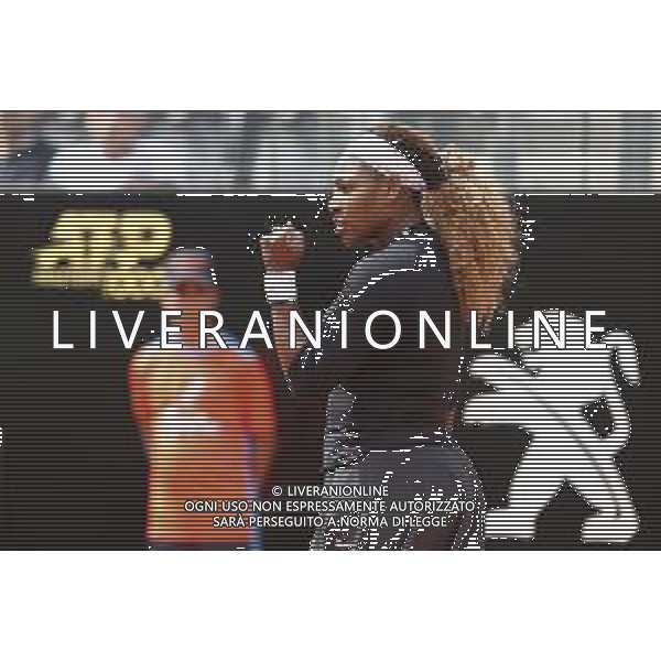 Roma 13/05/2019 - INTERNAZIONALI BNL D\' Italia 2019 - Serena Williams vs Rebecca Peterson nella foto: Serena Williams ©Claudio Zamagni/Agenzia Aldo Liverani s.a.s. Serena Williams in action during the Woman Singles match between Serena Williams and Rebecca Peterson at the The Internazionali BNL d\'Italia 2019 at Foro Italico on May 13, 2015 in Rome, Italy. / AGENZIA ALDO LIVERANI SAS