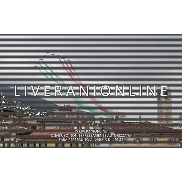frecce tricolori sulla citta 1000 miglia , Brescia 15 maggio 2019. Ph Fotolive Filippo Venezia / AGENZIA ALDO LIVERANI SAS