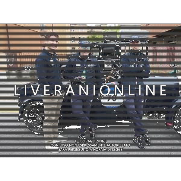 Mauro Ferrari con i figli , partenza 1000 miglia 2019, Brescia 15 maggio 2019. Ph Fotolive Simone Venezia / AGENZIA ALDO LIVERANI SAS