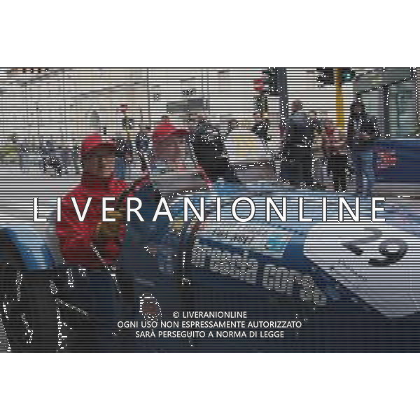 Bruno Ferrari , partenza 1000 miglia 2019, Brescia 15 maggio 2019. Ph Fotolive Simone Venezia / AGENZIA ALDO LIVERANI SAS