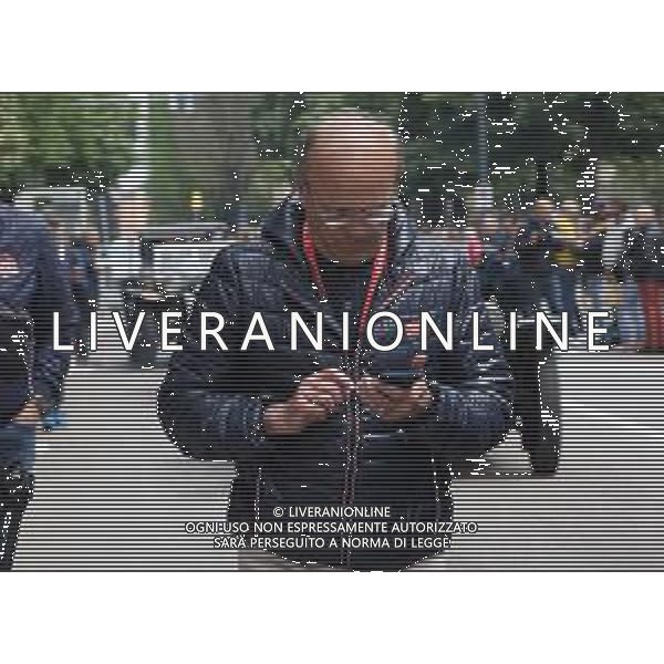 Aldo Bonomi , partenza 1000 miglia 2019, Brescia 15 maggio 2019. Ph Fotolive Simone Venezia / AGENZIA ALDO LIVERANI SAS