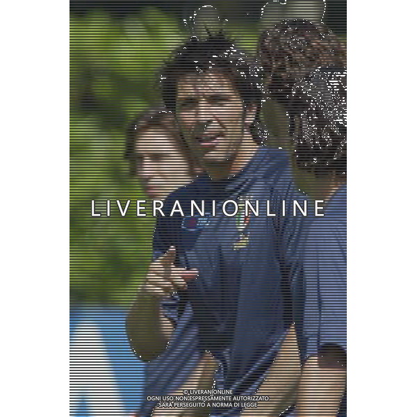 Coverciano 31/05/2005 Raduno e Allenamento della Nazionale Italiana Calcio nella foto gianluigi buffon ph gianni nucci/agenzia aldo liverani