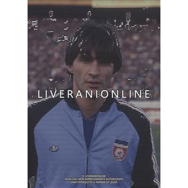 RETROSPETTIVA IVICA SURJAK CALCIATORE NELLA FOTO IVICA SURJAK CON LA MAGLIA DELLA NAZIONALE DELLA JUGOSLAVIA AG ALDO LIVERANI SAS