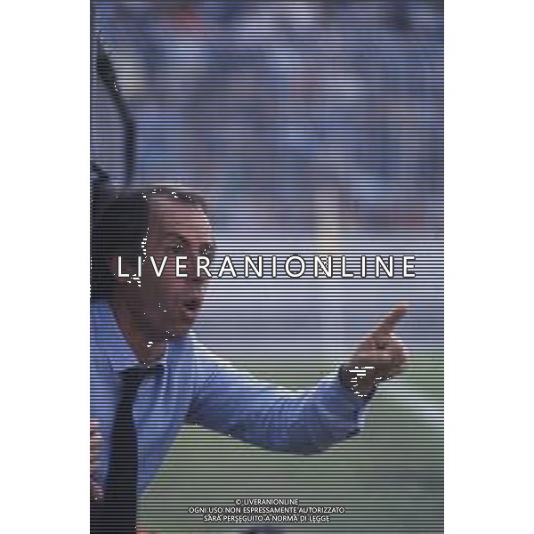 RETROSPETTIVA FRANCO SCOGLIO ALLENATORE CALCIO NELLA FOTO FRANCO SCOGLIO ALLENATORE MESSINA CALCIO 1986-87 AG ALDO LIVERANI SAS