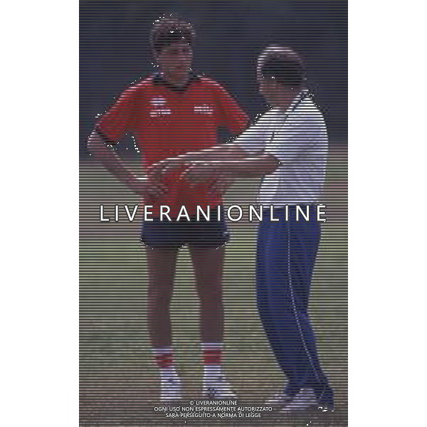 RETROSPETTIVA FRANCO SCOGLIO ALLENATORE CALCIO NELLA FOTO FRANCO SCOGLIO AG ALDO LIVERANI SAS