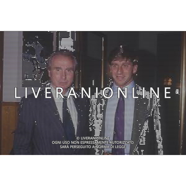 RETROSPETTIVA MASSIMO CRIPPA CALCIATORE NELLA FOTO MASSIMO CRIPPA CON AZEGLIO VICINI AG ALDO LIVERANI SAS