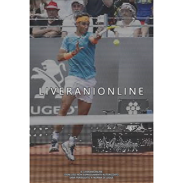 Roma 16/05/2019 - INTERNAZIONALI BNL D\' Italia 2019 - Jeremy Chardy vs Rafael Nadal - nella foto: Rafael Nadal ©Claudio Zamagni/Agenzia Aldo Liverani s.a.s. Rafael Nadal during the match between Jeremy Chardy and Rafael Nadal at the The Internazionali BNL d\'Italia 2019 at Foro Italico on May 16, 2019 in Rome, Italy. Photo Credit by Claudio Zamagni-Aldo Liverani Photo Agency / AGENZIA ALDO LIVERANI SAS