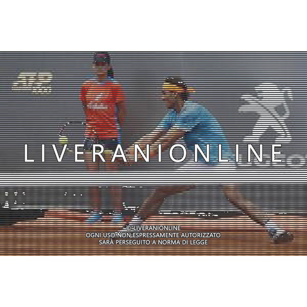 Roma 16/05/2019 - INTERNAZIONALI BNL D\' Italia 2019 - Jeremy Chardy vs Rafael Nadal - nella foto: Rafael Nadal ©Claudio Zamagni/Agenzia Aldo Liverani s.a.s. Rafael Nadal during the match between Jeremy Chardy and Rafael Nadal at the The Internazionali BNL d\'Italia 2019 at Foro Italico on May 16, 2019 in Rome, Italy. Photo Credit by Claudio Zamagni-Aldo Liverani Photo Agency / AGENZIA ALDO LIVERANI SAS
