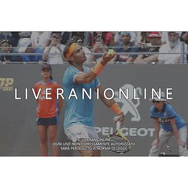 Roma 16/05/2019 - INTERNAZIONALI BNL D\' Italia 2019 - Jeremy Chardy vs Rafael Nadal - nella foto: Rafael Nadal ©Claudio Zamagni/Agenzia Aldo Liverani s.a.s. Rafael Nadal during the match between Jeremy Chardy and Rafael Nadal at the The Internazionali BNL d\'Italia 2019 at Foro Italico on May 16, 2019 in Rome, Italy. Photo Credit by Claudio Zamagni-Aldo Liverani Photo Agency / AGENZIA ALDO LIVERANI SAS