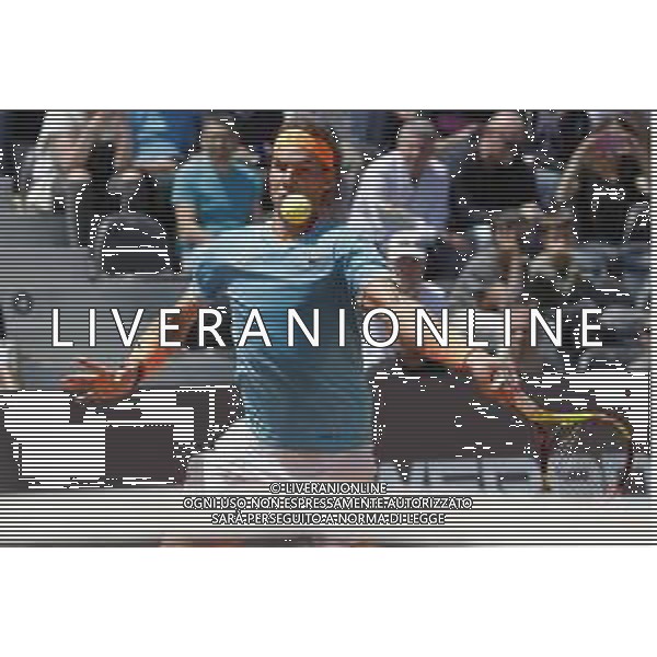 Roma 16/05/2019 - INTERNAZIONALI BNL D\' Italia 2019 - Jeremy Chardy vs Rafael Nadal - nella foto: Rafael Nadal ©Claudio Zamagni/Agenzia Aldo Liverani s.a.s. Rafael Nadal during the match between Jeremy Chardy and Rafael Nadal at the The Internazionali BNL d\'Italia 2019 at Foro Italico on May 16, 2019 in Rome, Italy. Photo Credit by Claudio Zamagni-Aldo Liverani Photo Agency / AGENZIA ALDO LIVERANI SAS