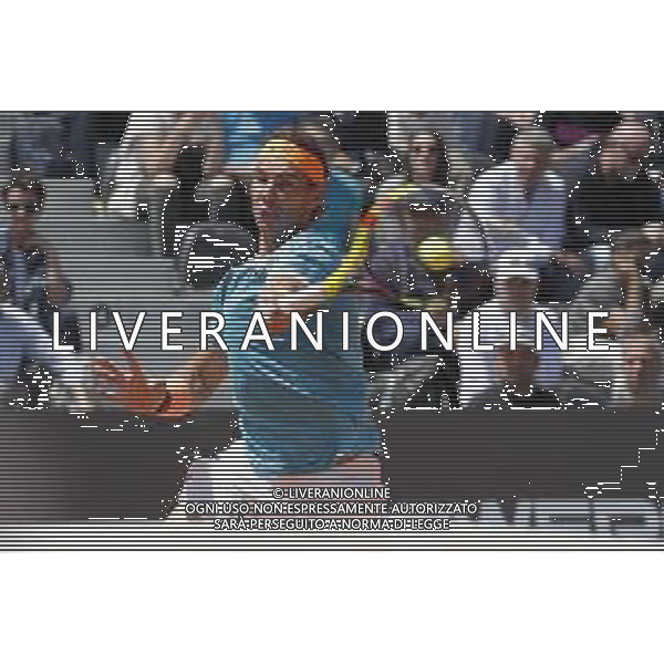 Roma 16/05/2019 - INTERNAZIONALI BNL D\' Italia 2019 - Jeremy Chardy vs Rafael Nadal - nella foto: Rafael Nadal ©Claudio Zamagni/Agenzia Aldo Liverani s.a.s. Rafael Nadal during the match between Jeremy Chardy and Rafael Nadal at the The Internazionali BNL d\'Italia 2019 at Foro Italico on May 16, 2019 in Rome, Italy. Photo Credit by Claudio Zamagni-Aldo Liverani Photo Agency / AGENZIA ALDO LIVERANI SAS
