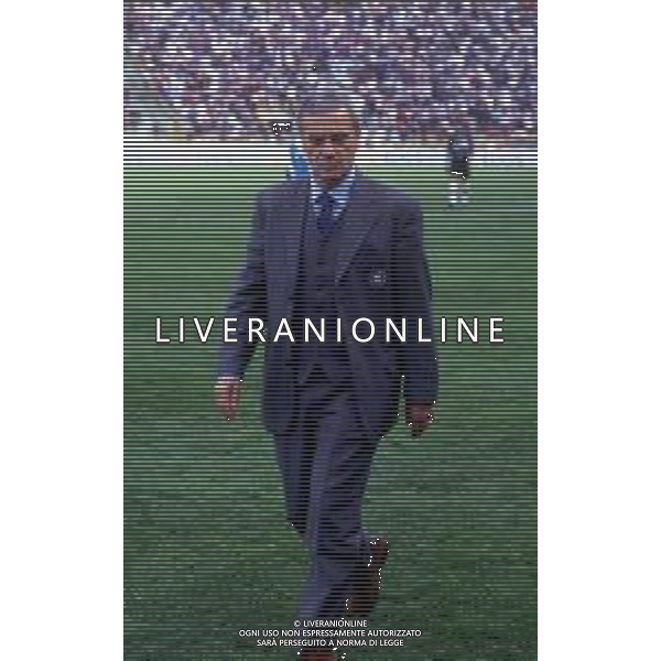 LUIGI SIMONI, detto Gigi, dirigente e allenatore di calcio italiano - RETROSPETTIVA nella foto allenatore Napoli Campionato 1996-1997 ©ARCHIVIO / AGENZIA ALDO LIVERANI SAS