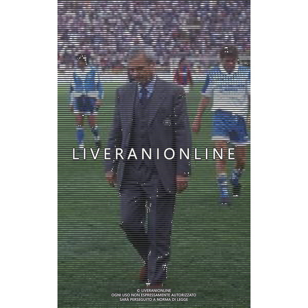 LUIGI SIMONI, detto Gigi, dirigente e allenatore di calcio italiano - RETROSPETTIVA nella foto allenatore Napoli Campionato 1996-1997 ©ARCHIVIO / AGENZIA ALDO LIVERANI SAS