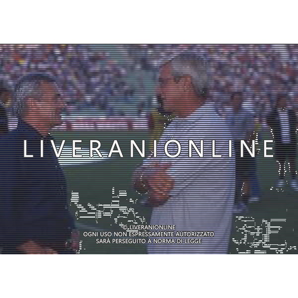 LUIGI SIMONI, detto Gigi, dirigente e allenatore di calcio italiano - RETROSPETTIVA nella foto con Marcello Lippi ©ARCHIVIO / AGENZIA ALDO LIVERANI SAS