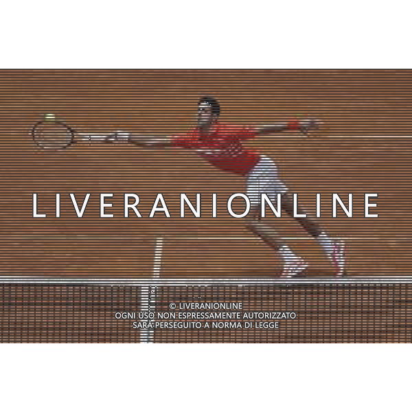 Roma 16/05/2019 - INTERNAZIONALI BNL D\' Italia 2019 - Novak Djokovic vs Denis Shapovalov - nella foto: Novak Djokovic ©Claudio Zamagni/Agenzia Aldo Liverani s.a.s. Novak Djokovic during the match between Novak Djokovic vs Denis Shapovalov at the The Internazionali BNL d\'Italia 2019 at Foro Italico on May 16, 2019 in Rome, Italy. Photo Credit by Claudio Zamagni-Aldo Liverani Photo Agency / AGENZIA ALDO LIVERANI SAS