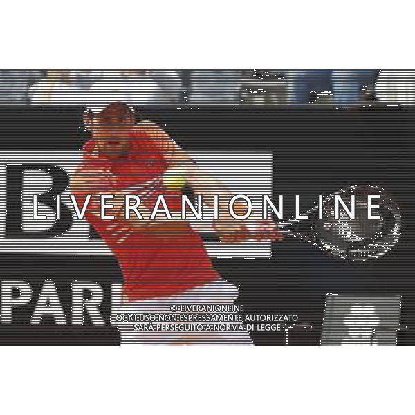 Roma 16/05/2019 - INTERNAZIONALI BNL D\' Italia 2019 - Novak Djokovic vs Denis Shapovalov - nella foto: Novak Djokovic ©Claudio Zamagni/Agenzia Aldo Liverani s.a.s. Novak Djokovic during the match between Novak Djokovic vs Denis Shapovalov at the The Internazionali BNL d\'Italia 2019 at Foro Italico on May 16, 2019 in Rome, Italy. Photo Credit by Claudio Zamagni-Aldo Liverani Photo Agency / AGENZIA ALDO LIVERANI SAS