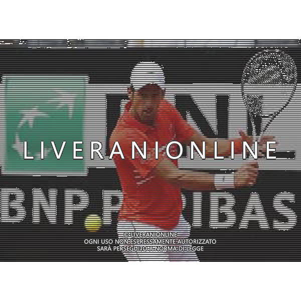 Roma 16/05/2019 - INTERNAZIONALI BNL D\' Italia 2019 - Novak Djokovic vs Denis Shapovalov - nella foto: Novak Djokovic ©Claudio Zamagni/Agenzia Aldo Liverani s.a.s. Novak Djokovic during the match between Novak Djokovic vs Denis Shapovalov at the The Internazionali BNL d\'Italia 2019 at Foro Italico on May 16, 2019 in Rome, Italy. Photo Credit by Claudio Zamagni-Aldo Liverani Photo Agency / AGENZIA ALDO LIVERANI SAS