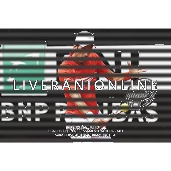 Roma 16/05/2019 - INTERNAZIONALI BNL D\' Italia 2019 - Novak Djokovic vs Denis Shapovalov - nella foto: Novak Djokovic ©Claudio Zamagni/Agenzia Aldo Liverani s.a.s. Novak Djokovic during the match between Novak Djokovic vs Denis Shapovalov at the The Internazionali BNL d\'Italia 2019 at Foro Italico on May 16, 2019 in Rome, Italy. Photo Credit by Claudio Zamagni-Aldo Liverani Photo Agency / AGENZIA ALDO LIVERANI SAS