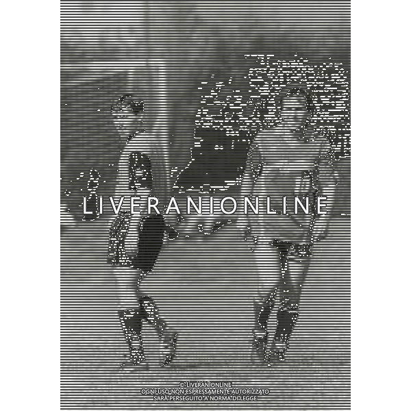 RETROSPETTIVA ZICO PSEUDONIMO DI ARTHUR ANTUNES COIMBRA CALCIATORE NELLA FOTO ZICO PSEUDONIMO DI ARTHUR ANTUNES COIMBRA E ANTONIO MANICONE AD APPIANO GENTILE AG ALDO LIVERANI SAS