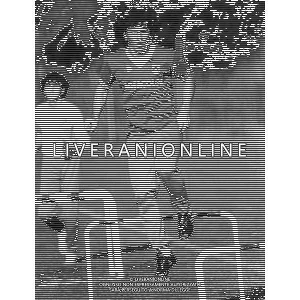 RETROSPETTIVA ZICO PSEUDONIMO DI ARTHUR ANTUNES COIMBRA CALCIATORE NELLA FOTO ZICO PSEUDONIMO DI ARTHUR ANTUNES COIMBRA IN ALLENAMENTO CON L\'UDINESE AG ALDO LIVERANI SAS