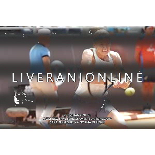 Roma 16/05/2019 - INTERNAZIONALI BNL D\' Italia 2019 - Yulia Putinsteva vs Petra Kvitova - nella foto: Petra Kvitova ©Claudio Zamagni/Agenzia Aldo Liverani s.a.s. Petra Kvitova during the match between Yulia Putinsteva and Petra Kvitova at the The Internazionali BNL d\'Italia 2019 at Foro Italico on May 16, 2019 in Rome, Italy. Photo Credit by Claudio Zamagni-Aldo Liverani Photo Agency / AGENZIA ALDO LIVERANI SAS