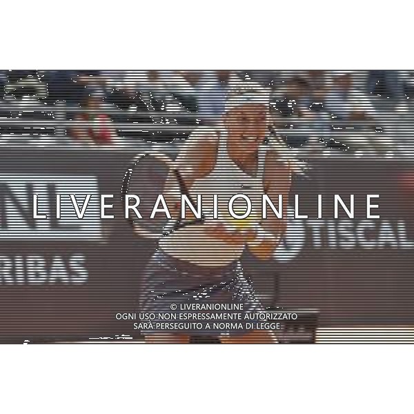 Roma 16/05/2019 - INTERNAZIONALI BNL D\' Italia 2019 - Yulia Putinsteva vs Petra Kvitova - nella foto: Petra Kvitova ©Claudio Zamagni/Agenzia Aldo Liverani s.a.s. Petra Kvitova during the match between Yulia Putinsteva and Petra Kvitova at the The Internazionali BNL d\'Italia 2019 at Foro Italico on May 16, 2019 in Rome, Italy. Photo Credit by Claudio Zamagni-Aldo Liverani Photo Agency / AGENZIA ALDO LIVERANI SAS