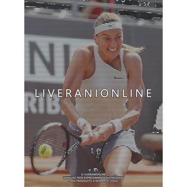 Roma 16/05/2019 - INTERNAZIONALI BNL D\' Italia 2019 - Yulia Putinsteva vs Petra Kvitova - nella foto: Petra Kvitova ©Claudio Zamagni/Agenzia Aldo Liverani s.a.s. Petra Kvitova during the match between Yulia Putinsteva and Petra Kvitova at the The Internazionali BNL d\'Italia 2019 at Foro Italico on May 16, 2019 in Rome, Italy. Photo Credit by Claudio Zamagni-Aldo Liverani Photo Agency / AGENZIA ALDO LIVERANI SAS