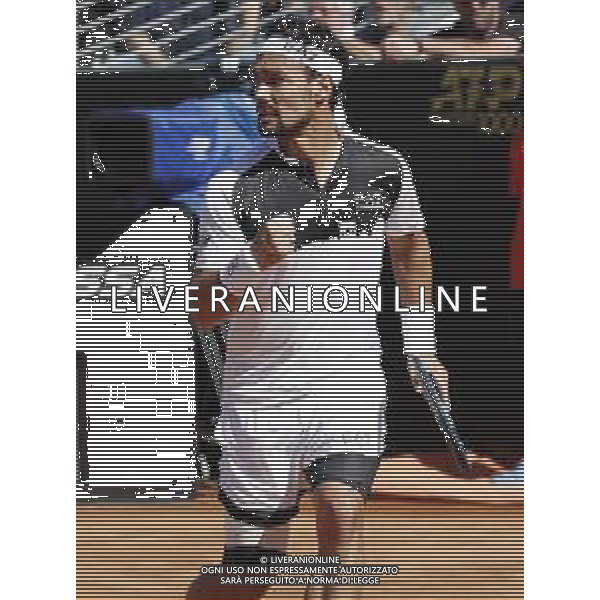 Roma 16/05/2019 - INTERNAZIONALI BNL D\' Italia 2019 - Radu Albot vs Fabio Fognini - nella foto: Esultanza Fabio Fognini ©Claudio Zamagni/Agenzia Aldo Liverani s.a.s. Fabio Fognini during the match between Radu Albot and Fabio Fognini at the The Internazionali BNL d\'Italia 2019 at Foro Italico on May 16, 2019 in Rome, Italy. Photo Credit by Claudio Zamagni-Aldo Liverani Photo Agency