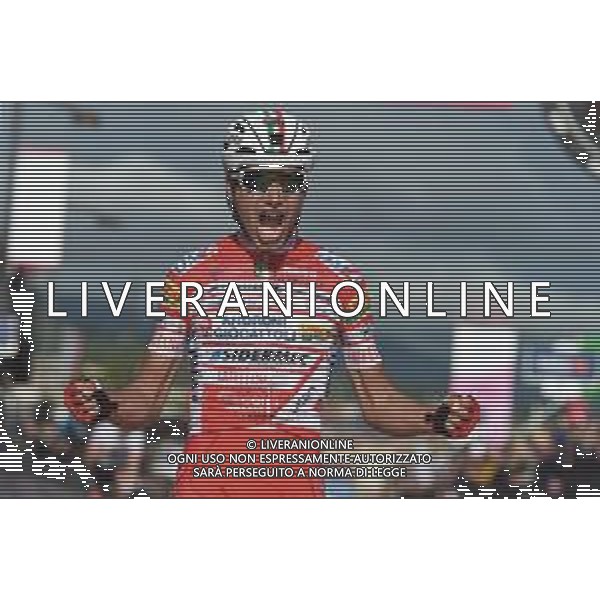 16-05-2019 Giro D\'italia; Tappa 06 Cassino - San Giovanni Rotondo; 2019, Androni Giocattoli - Sidermec; Masnada, Fausto; San Giovanni Rotondo;