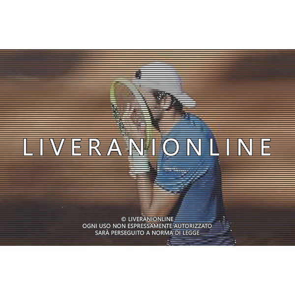 Roma 16/05/2019 - INTERNAZIONALI BNL D\' Italia 2019 - Matteo Berrettini vs Diego Schwartzman - nella foto: Matteo Berrettini ©Claudio Zamagni/Agenzia Aldo Liverani s.a.s. Matteo Berrettini during the match between Matteo Berrettini and Diego Schwartzman at the The Internazionali BNL d\'Italia 2019 at Foro Italico on May 16, 2019 in Rome, Italy. Photo Credit by Claudio Zamagni-Aldo Liverani Photo Agency